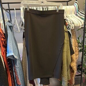 Elegant Black Pencil Skirt